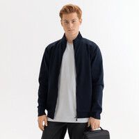 Толстовка на молнии ASTIN темно-синяя, размер M
