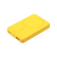 Внешний аккумулятор Largo PD 5000mAh с функцией беспроводной зарядки 15W, желтый