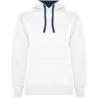 Толстовка URBAN WOMAN женская, БЕЛЫЙ/МОРСКОЙ СИНИЙ 2XL