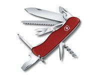 Нож перочинный VICTORINOX Outrider, 111 мм, 14 функций, с фиксатором лезвия, красный