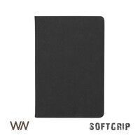 Ежедневник недатированный "Флоренция", А5, покрытие soft grip, черный