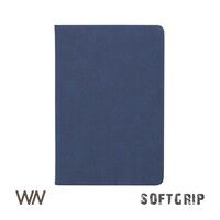 Ежедневник недатированный "Флоренция", А5, покрытие soft grip, синий