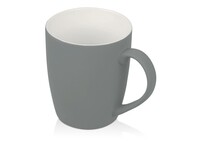 Кружка с покрытием soft-touch C1, серый (Р)