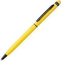 TOUCHWRITER  BLACK, ручка шариковая со стилусом для сенсорных экранов, желтый/черный, алюминий