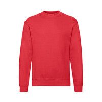 Толстовка мужская с начесом "Classic Set-In Sweat", красный_S, 80% х/б, 20% п/э, 280 г/м2