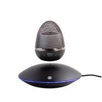 Левитирующая bluetooth колонка "Smart UFO" 3Вт с разноцветной подсветкой, черный с синим