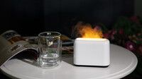 Увлажнитель "Flame" с эффектом пламени, белый