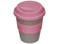 Стакан с силиконовой крышкой Cafe, dust pink