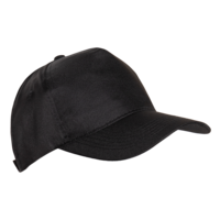 Бейсболка STAN 5 клиньев полиэстер 150, 10P, Чёрный