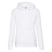 Толстовка "Lady Hooded Sweat ", белый_XL, 75% х/б, 25% п/э, 280 г/м2