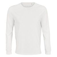 Футболка мужская PIONEER Long Sleeve,белый, S, 100% хлопок,175 г/м2