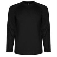 Спортивная футболка MONTECARLO L/S мужская, ЧЕРНЫЙ 2XL
