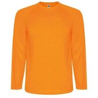 Спортивная футболка MONTECARLO L/S мужская, ФЛУОРЕСЦЕНТНЫЙ ОРАНЖЕВЫЙ 2XL