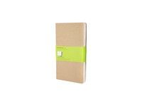 Записная книжка Moleskine Cahier (нелинованный, 3 шт.), Large (13х21см), бежевый