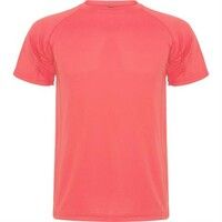 Спортивная футболка MONTECARLO мужская, КОРАЛЛОВЫЙ ФЛУОРЕСЦЕНТНЫЙ 2XL