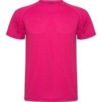 Спортивная футболка MONTECARLO мужская, ТЕМНО-РОЗОВЫЙ 2XL