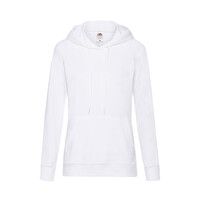 Толстовка женская "LIGHTWEIGHT", белый_XS, 80% хлопок, 20% полиэстер, 240 г/м2