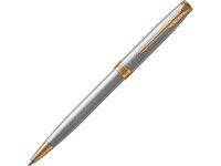 Ручка шариковая Parker Sonnet Core Stainless Steel GT, серебристый/золотистый