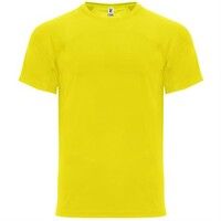 Спортивная футболка MONACO унисекс, ЖЕЛТЫЙ 3XL