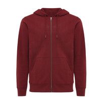 Худи на молнии Iqoniq Abisko из переработанного хлопка, унисекс, 340 г/м²