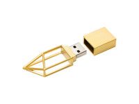 USB-флешка на 16 ГБ,micro USB  золото