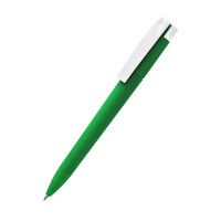 Ручка пластиковая T-pen софт-тач, зеленая