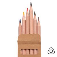 Набор цветных карандашей KINDERLINE small,6 цветов, дерево, картон