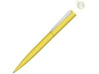 Металлическая шариковая ручка soft touch Brush gum, желтый