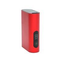 Внешний аккумулятор в металлическом корпусе Wōdan, сенсорный, 10000mAh, красный