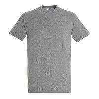 Футболка мужская IMPERIAL, серый меланж, 2XL, 85% хлопок, 15% вискоза, 190 г/м2
