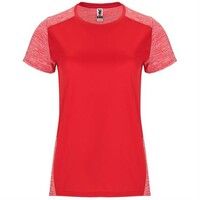 Спортивная футболка ZOLDER WOMAN женская, КРАСНЫЙ/ПЁСТРЫЙ КРАСНЫЙ 2XL