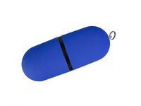 USB-флешка на 2 ГБ, с покрытием soft-touch, синий