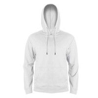 Толстовка мужская с капюшоном SELEN, белый, S, 50 % хлопок, 50% полиэстер, 260 г/м2