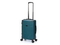 Чемодан TORBER Onego, зелёный, ABS-пластик, 59,5 х 39,5 х 24 см, 46 л