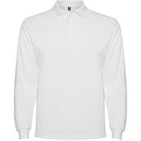 Футболка поло ESTRELLA L/S мужская, БЕЛЫЙ 3XL