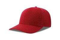 Бейсболка BEAT-S, 6 клиньев, пластиковая застежка, красный, 100% переработанный полиэстер, 300 г/м2