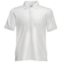 Поло "Slim Fit Polo", белый_S, 97% х/б, 3% эластан, 210 г/м2
