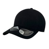 Бейсболка "UNI-CAP PIQUET", черный, 83% полиэстер, 15% вискоза, 2% эластан, плотность 190 г/м2 , L_X