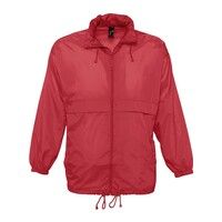 Ветровка мужская SURF, красный, XS, 100% нейлон, 210Т
