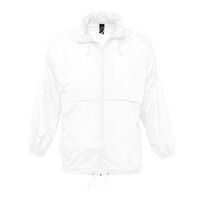Ветровка мужская SURF, белый, XS, 100% нейлон, 210Т