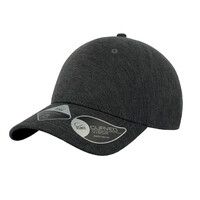 Бейсболка "UNI-CAP PIQUET", темно-серый, 83% полиэстер, 15% вискоза, 2% эластан, плотность 190 г/м2 