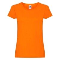 Футболка женская "Original T", оранжевый_XS, 100% х/б, 145 г/м2