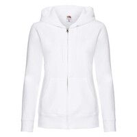 Толстовка "Lady-Fit Hooded Sweat Jacket", белый_L, 75% х/б, 25% п/э, 280 г/м2