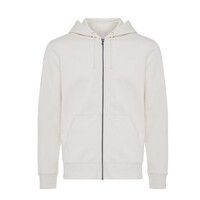Худи на молнии Iqoniq Abisko из переработанного хлопка, унисекс, 340 г/м²