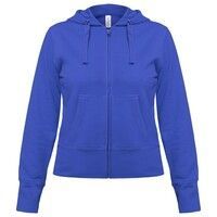 Толстовка женская Hooded Full Zip ярко-синяя